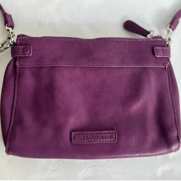 Liz Claiborne Purple Crossbody/Shoulder/Wristlet Handbag - Picture 1 of 6
